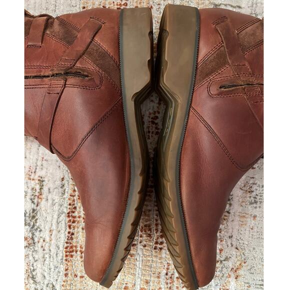 Teva Women's De La Vina Mid Waterproof Leather Zip Boots Size 11 Brown - Picture 3 of 14